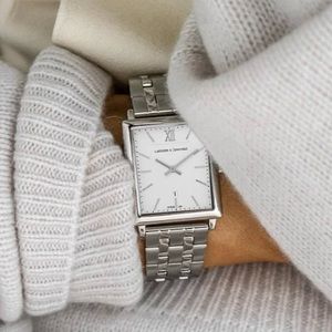 Larsson & Jennings WITH BOX Silver Boyfriend Watch 40mm - Sized / With Links